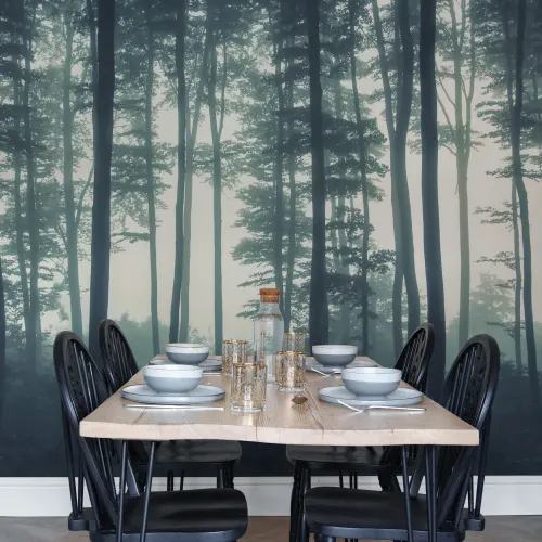 Sea of Trees Forest Wallpaper Mural