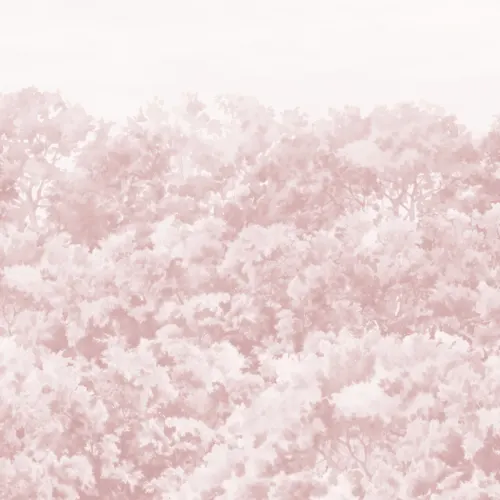 Pink Buttonwood Trees Forest Wall Mural