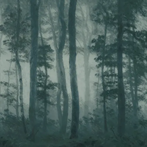 Papier peint panoramique Dark Forest Enchanted Nature
