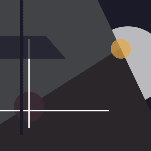 Mid Century Modern Lines & Shapes Geometrinen kuvatapetti