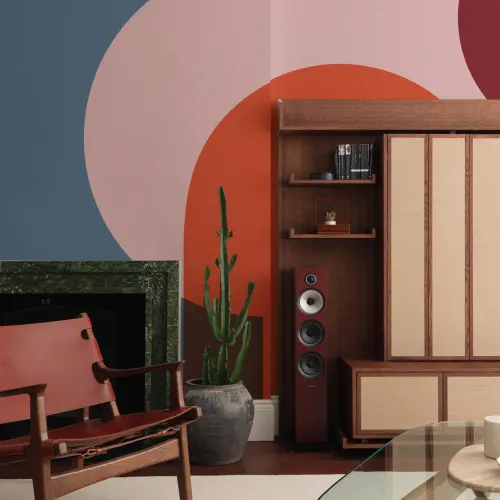 Colorful Geometric Shapes Modern Bauhaus Wallpaper Mural