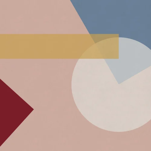 Bold Geometriset muodot Moderni Bauhaus kuvatapetti