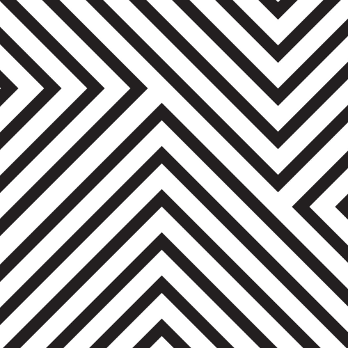 Mona Black & White Striped Wallpaper Mural