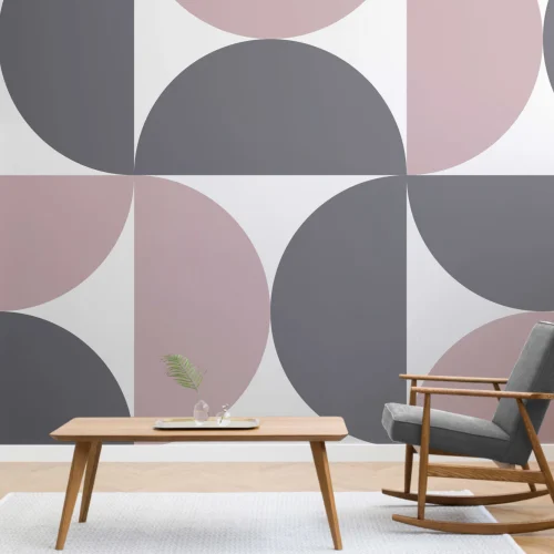 Aalto retro geometrisk fototapet