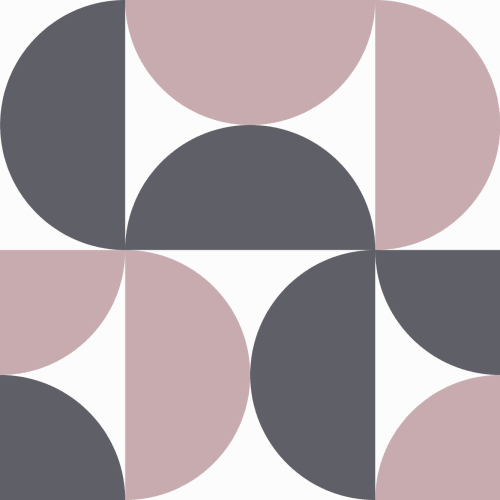 Aalto retro geometrisk fototapet