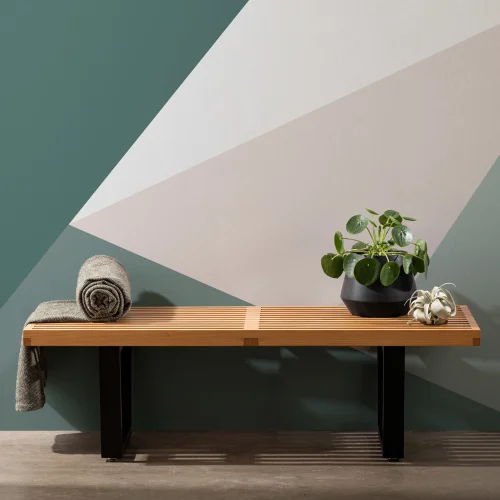 Carta da Parati Geometrie Verdi Oversize