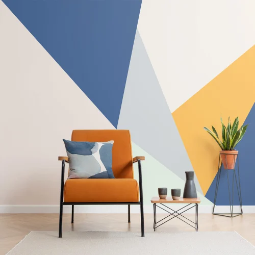 Tangram fototapet