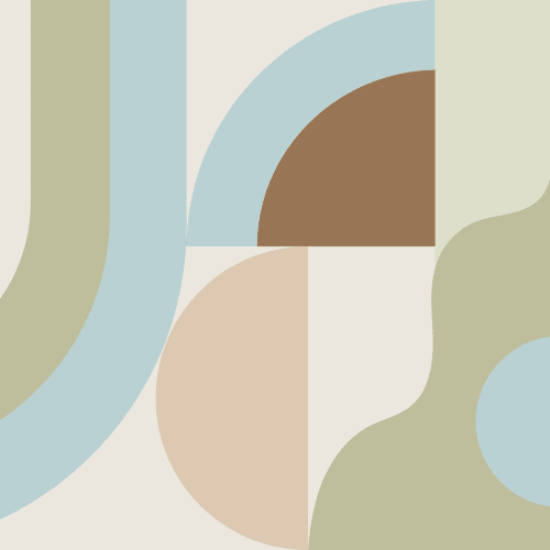 Multicolor Geometric Retro Style Wall Mural