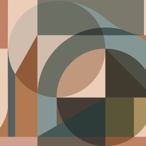Flerfarvet abstrakt geometrisk moderne mønster fototapet