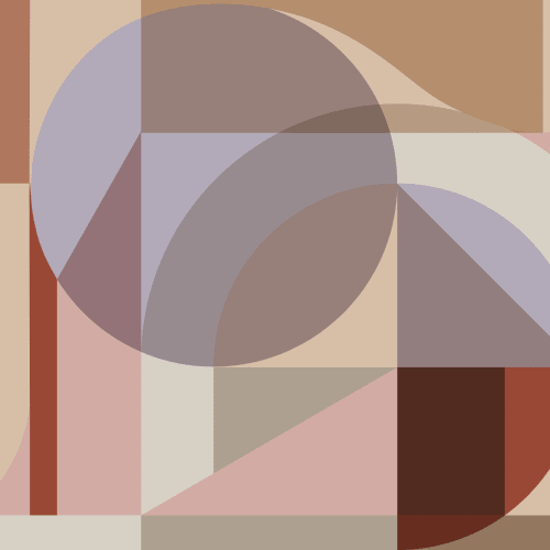 Lilac Geometric Abstract Multicolor Wall Mural