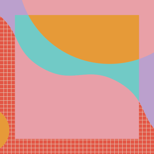 Kolorowa geometryczna tapeta ścienna w stylu Memphis