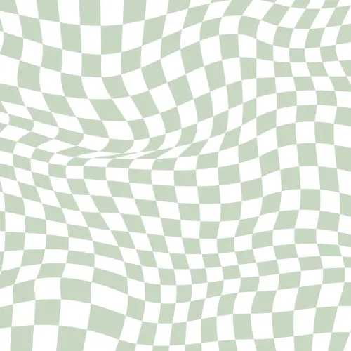 Cool Green Checkered Aesthetic Pattern Wallpaper Mural