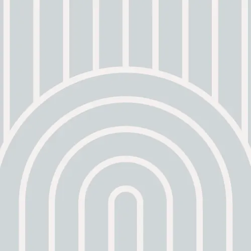 Gray Geometric Infinite Loop Striped Repeat Pattern Wallpaper