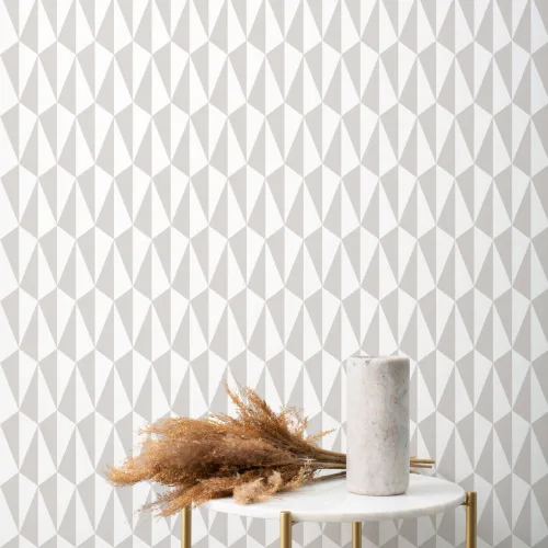 Scandinavian Geometric Print Repeat Pattern Wallpaper