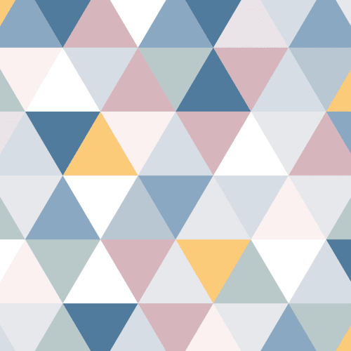 Kolorowa fototapeta z geometrycznym wzorem trójkąta