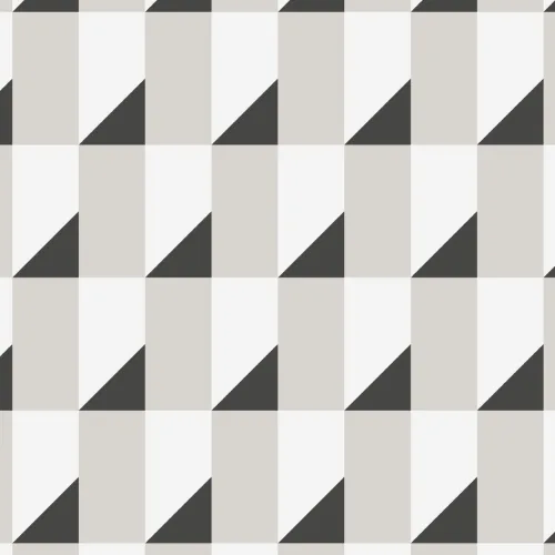 Minimalist Geometric 3D Illusion Repeat Pattern Wallpaper