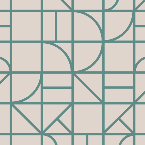 Sage Green Modern Geometric Grid Repeat Pattern Wallpaper