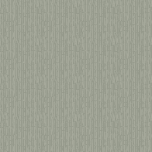 Soft Green Minimalist Wave Pattern Wallpaper Mural