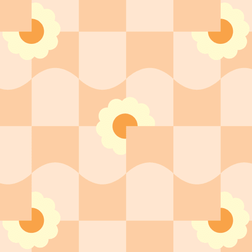Elizabeth Olwen Petal Pop Peach Wallpaper