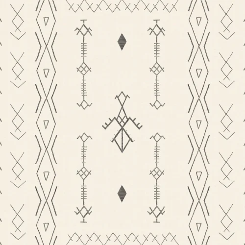 Nøytral afrikansk stil Tribal fototapet