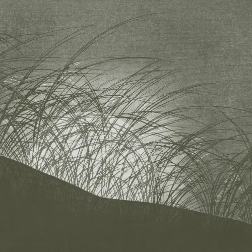 Grüne japanische Natur Kunst Stil Fototapete