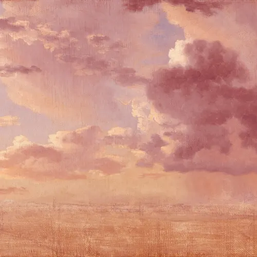 Fototapeta Study of Clouds Over the Sound w odcieniach zachodzącego słońca
