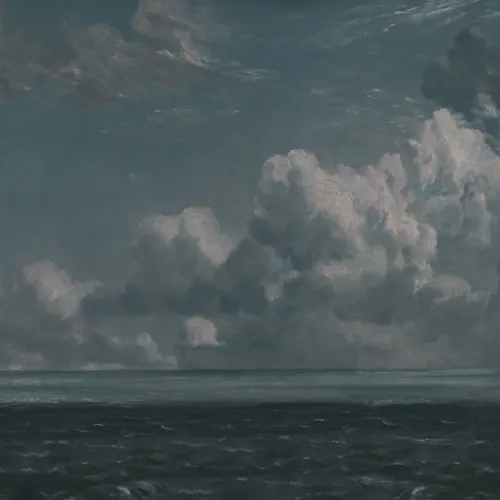 Navy John Constable Seascape Painting Mural