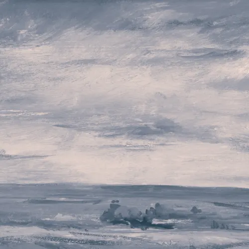 Purple John Constable Landscape Painting Mural