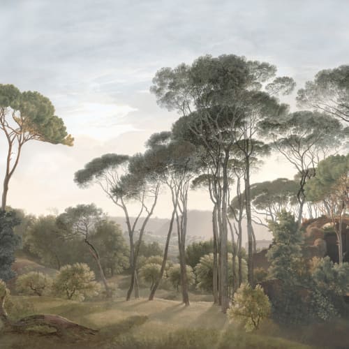 Tivoli Forest Landscape Painting Mural