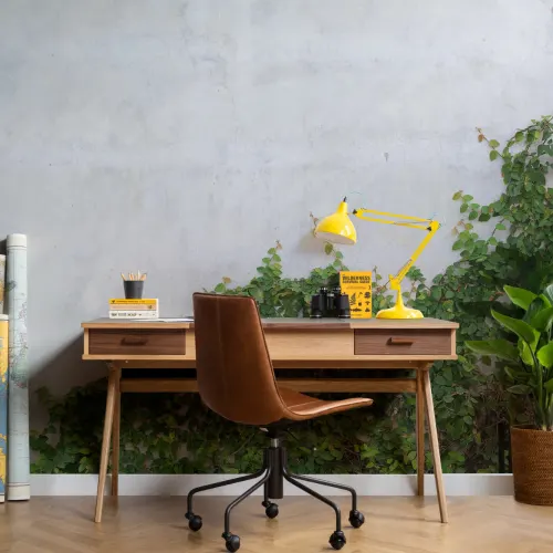 Ivy Covered Wallpaper Mural
