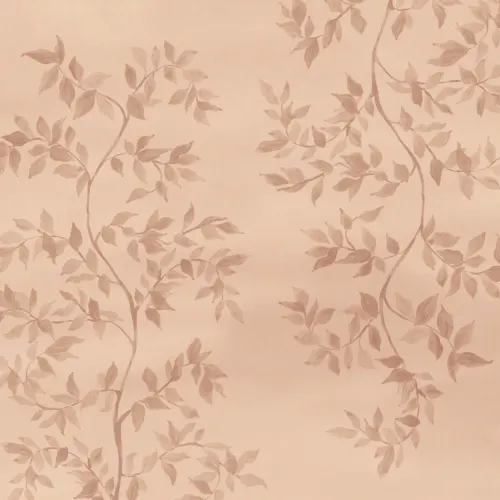 Pink Botanical Vintage Style Nature Inspired Mural