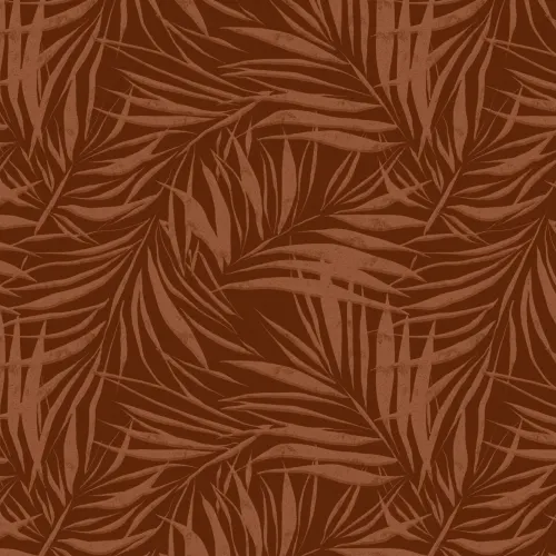 Sombra Dark Textured Palm Leaf fototapet i rike brune toner
