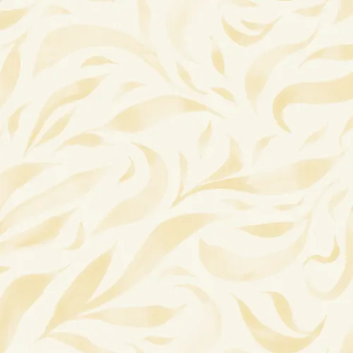 Yellow Watercolor Floating Leaves Mural