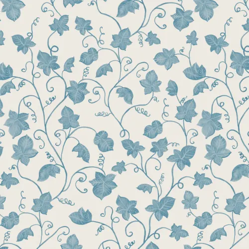 Blue Cute Ivy Wallpaper