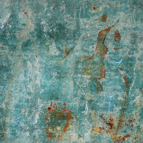 Papier Peint Panoramique Vert-de-Gris et Bleu Canard