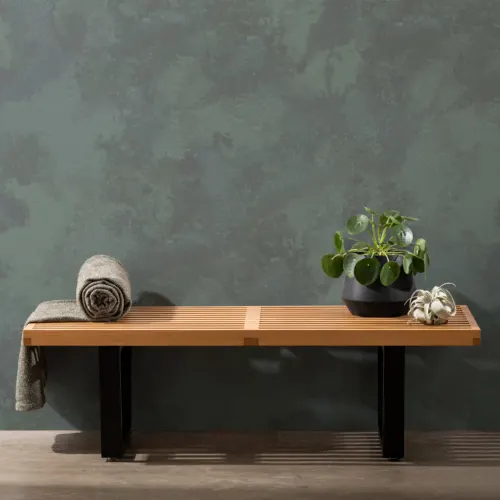 Papel Pintado Verde Oscuro Efecto Musgo