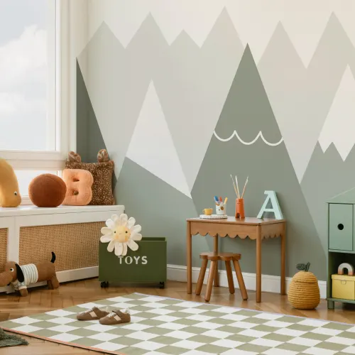 Sage Mountain Wallpaper Mural