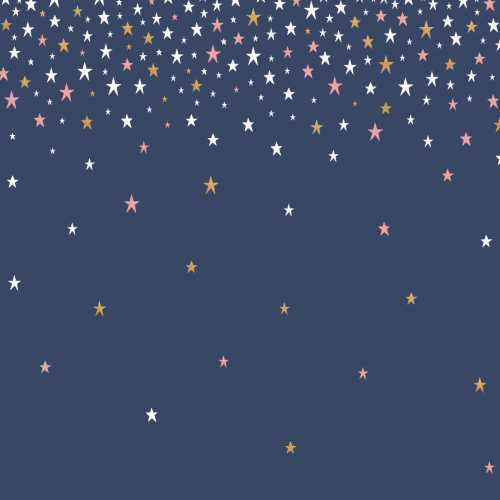 Falling Star Blue Wallpaper Mural