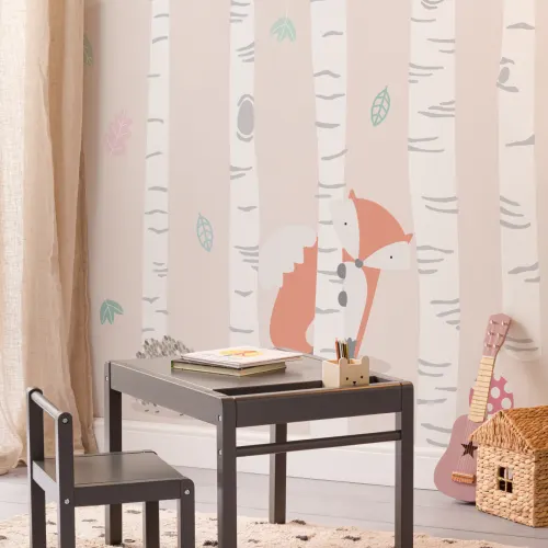 Copii Woodland Scene Wallpaper Mural