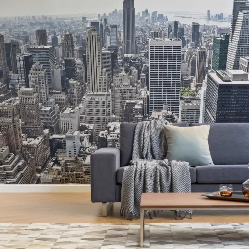 Aerial New York Wallpaper Mural