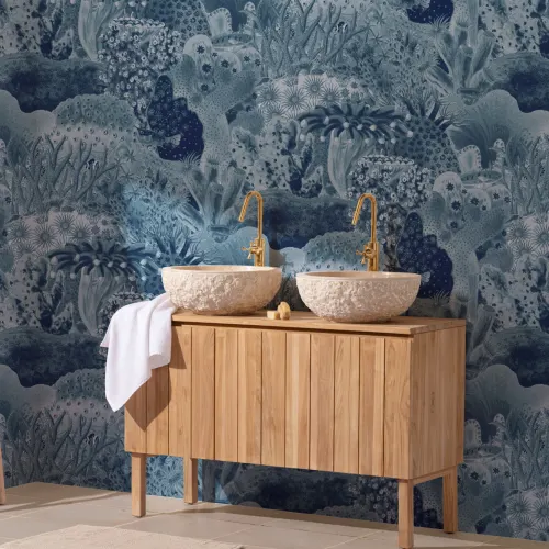 Navy Vintage Ilustrații Marine Plante Mural