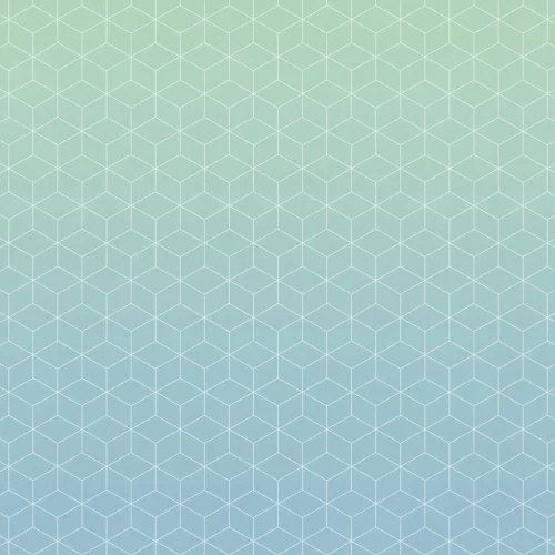 Aquamarine Patterned Ombre Wallpaper Mural