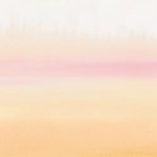 Sunset Tones Ombre Watercolor Wallpaper Mural