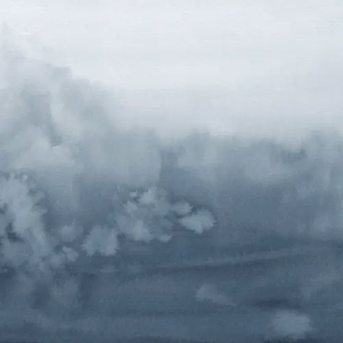 Blue Tones Ombre Fade Watercolor Behang Muurschildering