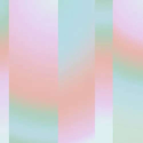 Pink Multicolour Ombre Block Lines Wall Mural