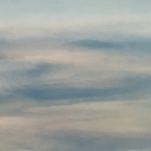 Blå rolig abstrakt kunst landskap fototapet