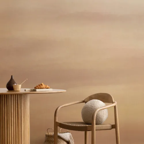 Warm Sunset Gradient Ombre Wall Mural