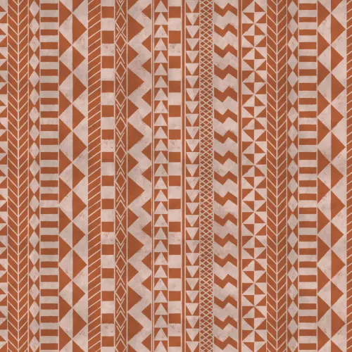 Brown African Inspired Tribal Print Wallpaper Mural