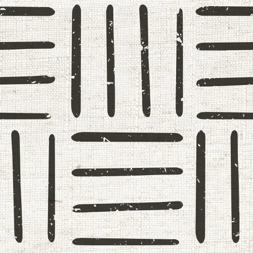 Svart & Hvit Tribal Lines Fototapet