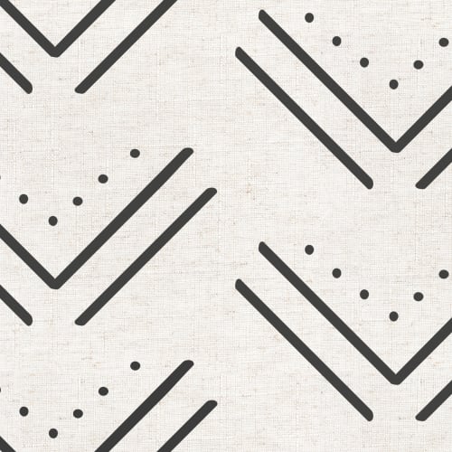 Black Arrow Tribal Canvas Fototapet